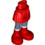 Набор LEGO FEMALE, HIP WITH SKIRT 2, ASS. 8, Красный