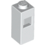 Набор LEGO Brick Special 1 x 1 x 2 with Extra Tube Side [Piece of Resistance], Белый