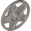 Набор LEGO Wheel Cover 5 Spoke Thick with Edge Bolts, Flat Silver