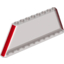 Набор LEGO WIND SCREEN 1X12X4 54 DEG DECO NO 1, Прозрачный черный