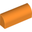 Набор LEGO Brick 1 x 4 x 1 1/3 No Studs, Curved Top, with Raised Inside Support, Оранжевый