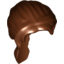 Набор LEGO Minifig Hair Friends Long with Ponytail French Braided, Красно-коричневый