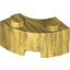 Набор LEGO Brick, Round Corner 2 x 2 Macaroni with Stud Notch and Reinforced Underside (New Style), Pearl Gold