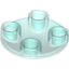 Набор LEGO Plate Round 2 x 2 with Rounded Bottom [Boat Stud], Trans-Light Blue