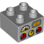 Набор LEGO DUPLO BRICK 2X2 NO 45, Светлый сине-серый