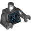 Набор LEGO Torso Armor Robot with Blue and Light Bluish Gray Print / Pearl Dark Gray Arms / Dark Bluish Gray Hands, Pearl Dark Gray