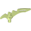 Набор LEGO Minifig Crescent Blade - Serrated with Bar, Yellowish Green