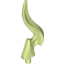 Набор LEGO Wave Rounded Single with Pin (Flame), Yellowish Green