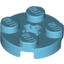 Набор LEGO Plate Round 2 x 2 with Axle Hole Type 1 (+ Opening), Medium Azure