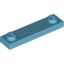 Набор LEGO Plate Special 1 x 4 with 2 Studs, Medium Azure
