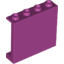 Набор LEGO Panel 1 x 4 x 3 [Side Supports / Hollow Studs], Пурпурный