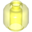 Набор LEGO Minifig Head Plain [Hollow Stud], Trans-Neon Green