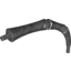 Набор LEGO Appendage Bony with Axle (Rib, Tail), Pearl Dark Gray