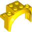 Набор LEGO Vehicle Mudguard 4 x 2 1/2 x 2 1/3 with Arch Round, Желтый
