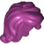 Набор LEGO Minifig Hair Female Long Wavy, Right Side Part, with Short Sides, Hole on Top (Ariel), Пурпурный