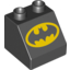 Набор LEGO DUPLO ROOF TILE 2X2X1 1/2 NO 9, Черный
