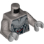 Набор LEGO Torso Silver Armor with Red Spots Print (Ultimate Ultron) / Flat Silver Arms / Light Bluish Gray Hands, Flat Silver