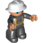 Набор LEGO FIGURE NO. 1 - FIREMAN FRED, Черный