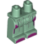 Набор LEGO Legs and Hips with Magenta on Sides and Feet Print, Sand Green