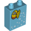 Набор LEGO DUPLO BRICK 1X2X2 NO 23, Medium Azure