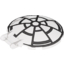 Набор LEGO Dish 6 x 6 Inverted - No Studs with Handle with SW 8 Spoke Death Star Window Print, Прозрачный черный