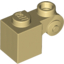 Набор LEGO Brick Modified 1 x 1 with Scroll with Open Stud, Tan