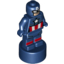Набор LEGO Minifig Statuette with Captain America Print, Темно-синий