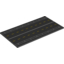 Набор LEGO Tile 8 x 16 with Bottom Tubes with Runway Print, Черный