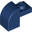 Набор LEGO Brick Curved 1 x 2 x 1 1/3 with Curved Top, Темно-синий