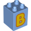 Набор LEGO DUPLO BRICK 2X2X2 NO. 29, Medium Blue