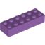 Набор LEGO Brick 2 x 6, Medium Lavender