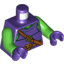 Набор LEGO MINI UPPPER PART NO. 3011, Темно-фиолетовый