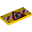 Набор LEGO FLAT TILE 2X4 NO. 71, Желтый