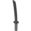 Набор LEGO Minifig Sword Shamshir [Square Guard], Pearl Dark Gray