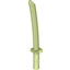 Набор LEGO Minifig Sword Shamshir [Square Guard], Yellowish Green
