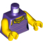 Набор LEGO MINI UPPER PART NO. 3046, Темно-фиолетовый
