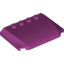 Набор LEGO Wedge 4 x 6 x 2/3 Triple Curved, Пурпурный