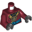 Набор LEGO MINI UPPER PART NO. 3036, Темно-красный