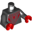 Набор LEGO MINI UPPER PART NO 3058, Черный