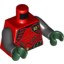 Набор LEGO MINI UPPER PART NO. 3063, Красный