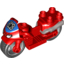 Набор LEGO MOTORCYCLE W. 4 KNOBS NO 6 FRONT, Красный