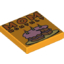 Набор LEGO FLAT TILE 2X2 NO. 258, Bright Light Orange