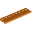Набор LEGO Plate Special 2 x 8 with Door Rail, Оранжевый