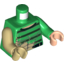 Набор LEGO MINI UPPER PART NO. 3087, Зеленый