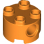 Набор LEGO Brick Round 2 x 2 with Pin Holes, Оранжевый
