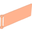 Набор LEGO Flag 7 x 3 with Rod, Trans-Neon Orange