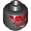 Набор LEGO MINI HEAD NO 1724, Черный