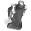 Набор LEGO Lower Body, Ghost with Marbled Dark Bluish Gray Pattern, Trans-Clear