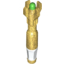Набор LEGO Minifig Tool Screwdriver with 4 Prongs with Green Tip and White Handle Print (Sonic Screwdriver), Pearl Gold