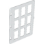Набор LEGO Duplo Door 1 x 4 x 4 with Nine Panes, Белый